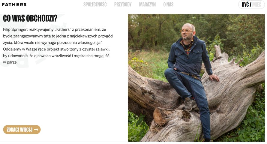 Ruszył portal magazynu "Fathers". Ma dwie strony główne