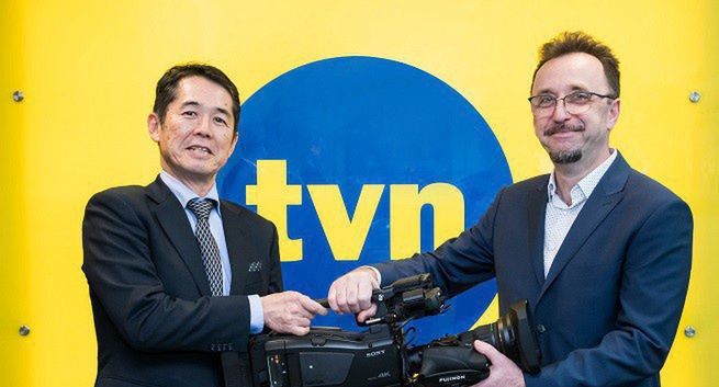 TVN24 pierwsza na świecie z reporterskimi kamerami Sony PXW-Z750