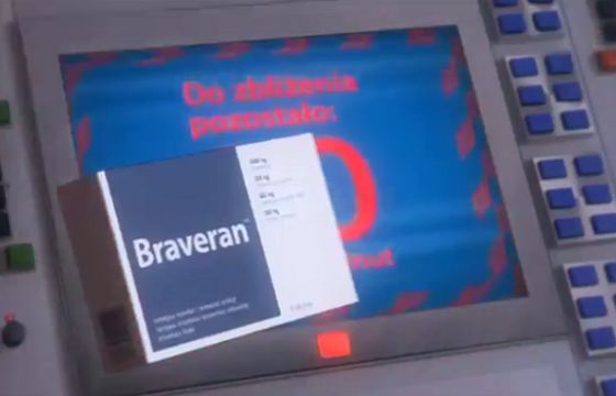 Zbliżenie z mocą w stacji kosmicznej reklamuje Braveran (wideo)