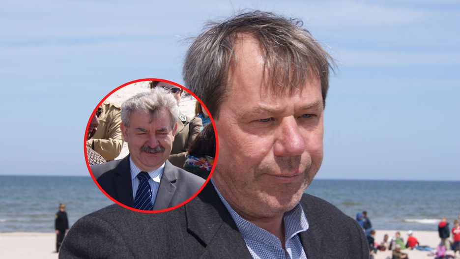 Kazimierz Kleina (z lewej) i Andrzej Strzechmiński