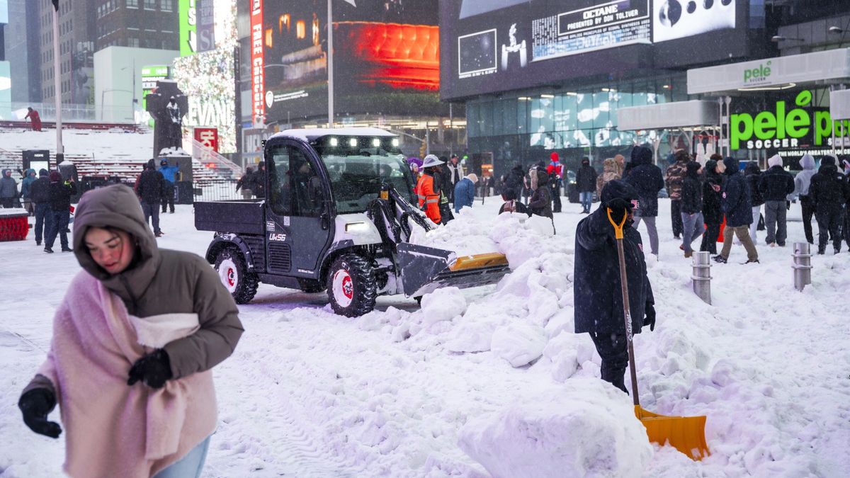Takiej zimy w USA, w tym w Nowym Jorku, dawno nie było
