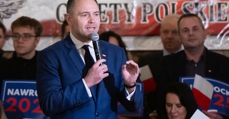 "Wychodzimy?". Nawrocki nie wiedział, że wszystko słychać