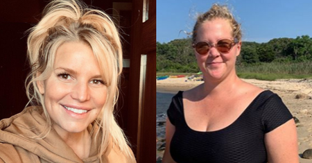 Amy Schumer chwali się figurą po ciąży. Jessica Simpson komentuje: "Rozmiar ma znaczenie tylko u facetów!"