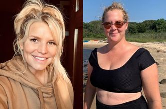 Amy Schumer chwali się figurą po ciąży. Jessica Simpson komentuje: "Rozmiar ma znaczenie tylko u facetów!"