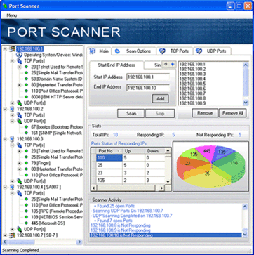 Aplikacja Port Scanner