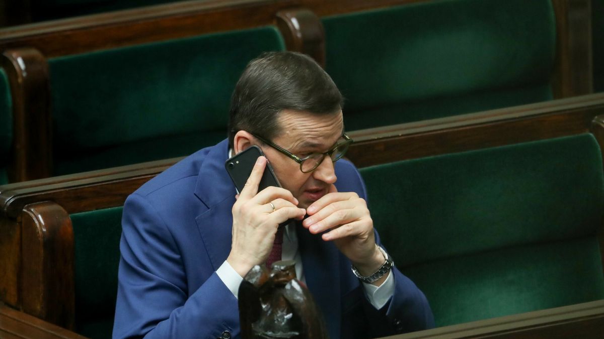 11. posiedzenie Sejmu IX kadencji
29.04.2020 Warszawa Sejm 11. posiedzenie Sejmu IX kadencji   Fot. Andrzej Iwanczuk/REPORTER
n/z: Mateusz Morawiecki
Andrzej Iwanczuk/REPORTER