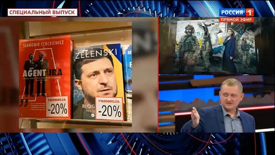 Rossija 1 nie przestaje zadziwiać poziomem absurdu