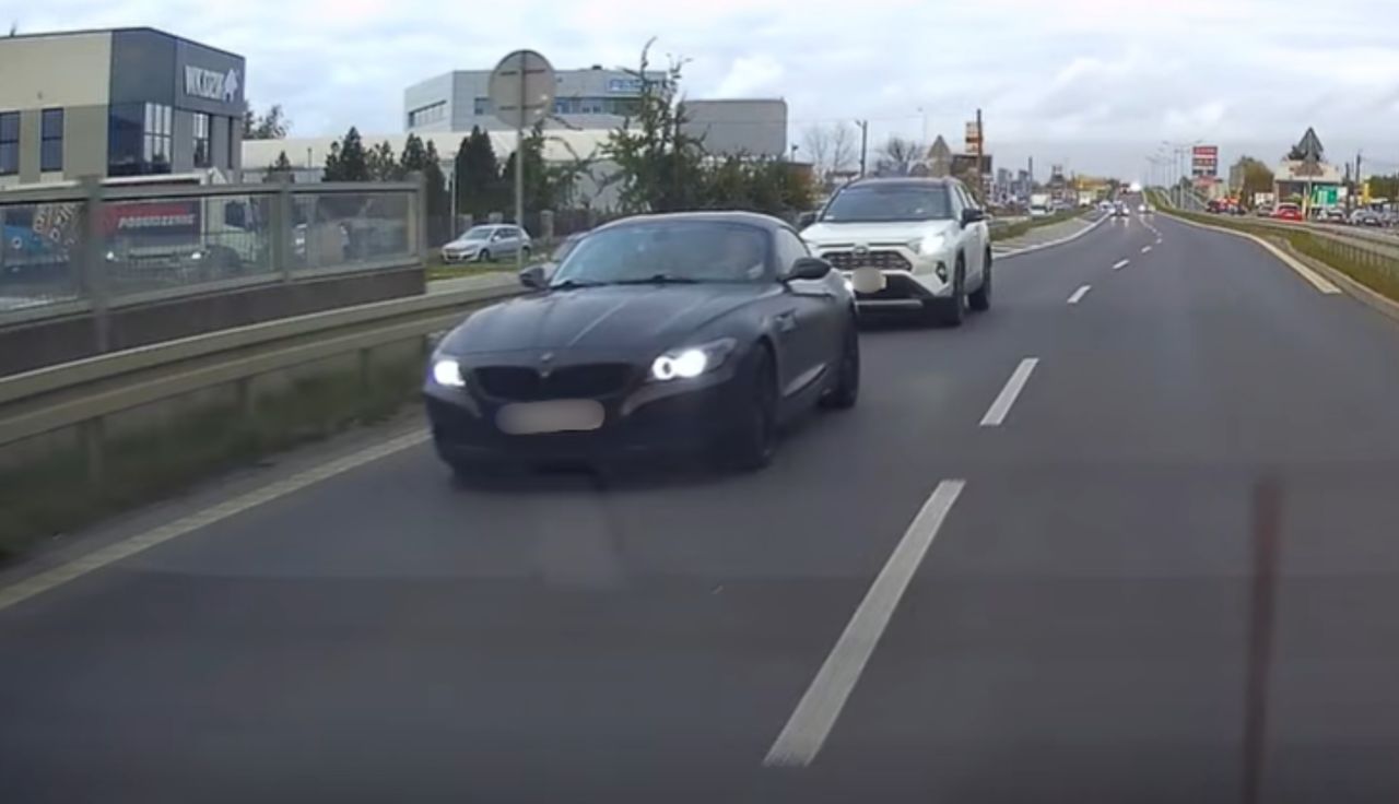 Ludzie aż się gotują. BMW nagrane. "Szkoda gadać"