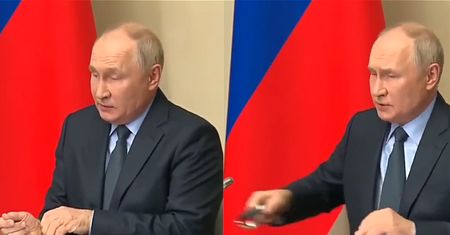 Dziwne zachowanie Putina. Ukraińcy publikują nagranie