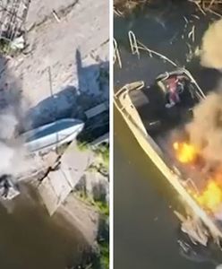 15 łodzi poszło z dymem. Brawurowa akcja Ukraińców