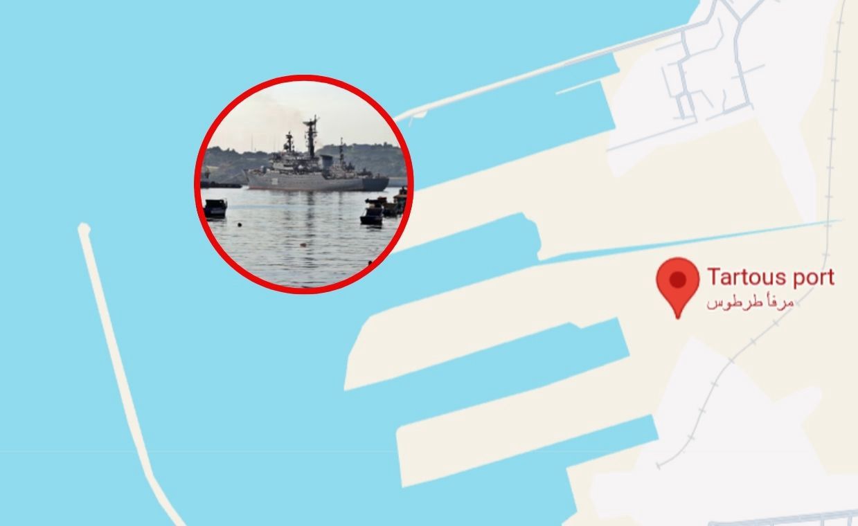 Russia's major operation in Asia. They are moving equipment.