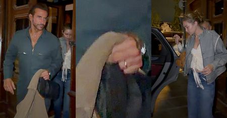 Bradley Cooper i Gigi Hadid wracają z randki i oślepiają OBRĄCZKAMI (?) na palcach (FOTO)