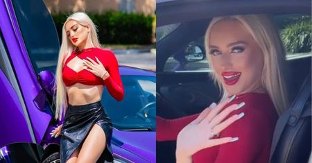 Czym w Miami WOZI SIĘ Caroline Derpienski? Po nowe diamenty pojechała autem wartym prawie TRZY MILIONY złotych (WIDEO)