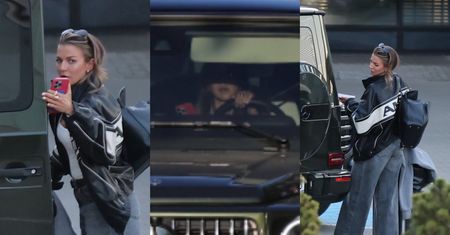 RZADKI WIDOK: Anna Lewandowska ustrzelona przez paparazzi. Dotarła na lotnisko samochodem za MILION ZŁOTYCH (ZDJĘCIA)