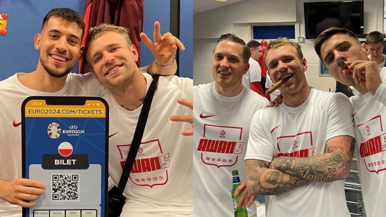 Tak piłkarze świętowali awans do Euro 2024! W szatni rozkręciła się impreza (FOTO)