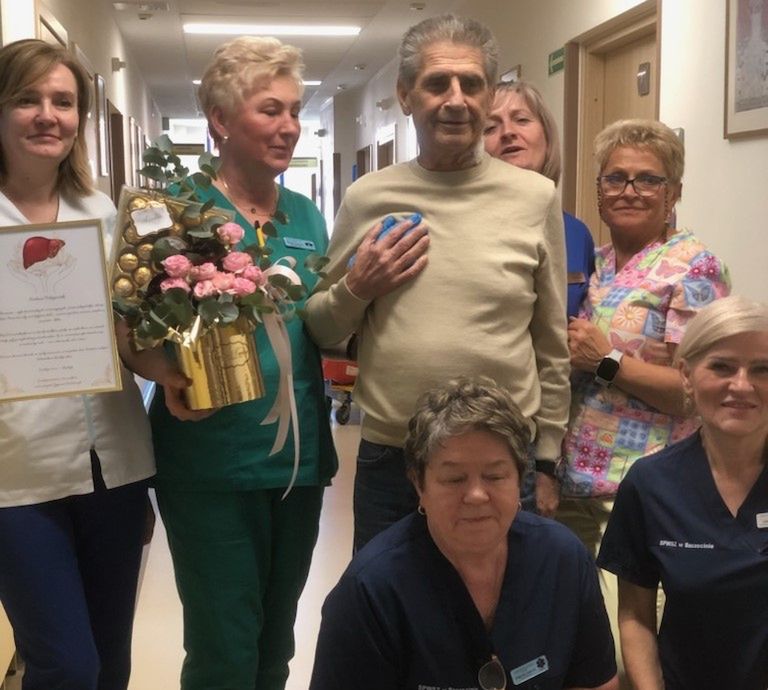 Zygmunt Naborczyk w szczecińskim szpitalu