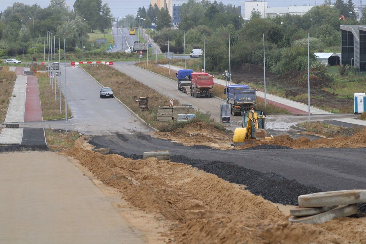 Koszalin: Trwają pracę nad łącznikową drogą między ulicą Szczecińską a BOWiD