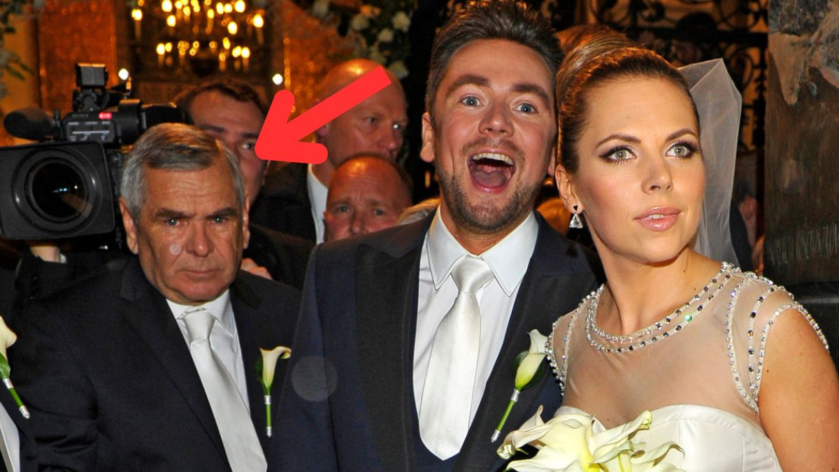 Tadeusz Badach podczas ślubu Aleksandry i Kuby w 2012 roku