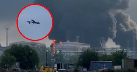 Atak Ukrainy na Petersburg. Płonie terminal naftowy