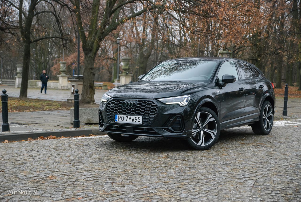 Audi Q3 Sportback 45 TFSI nie ma, wbrew pozorom, silnika 4,5 litra