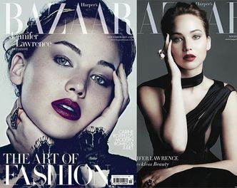 Jennifer Lawrence na okładce "Harper's Bazaar"! PIĘKNA?