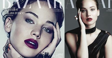 Jennifer Lawrence na okładce "Harper's Bazaar"! PIĘKNA?