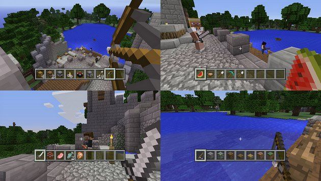 Minecraft gra screeny