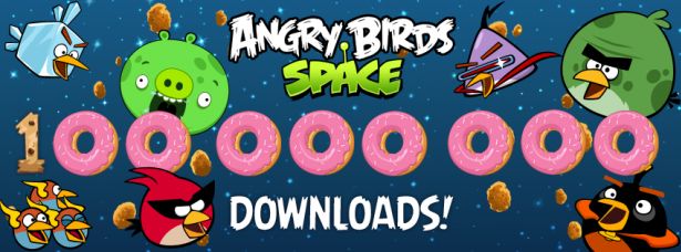 100 milionów pobrań Angry Birds Space