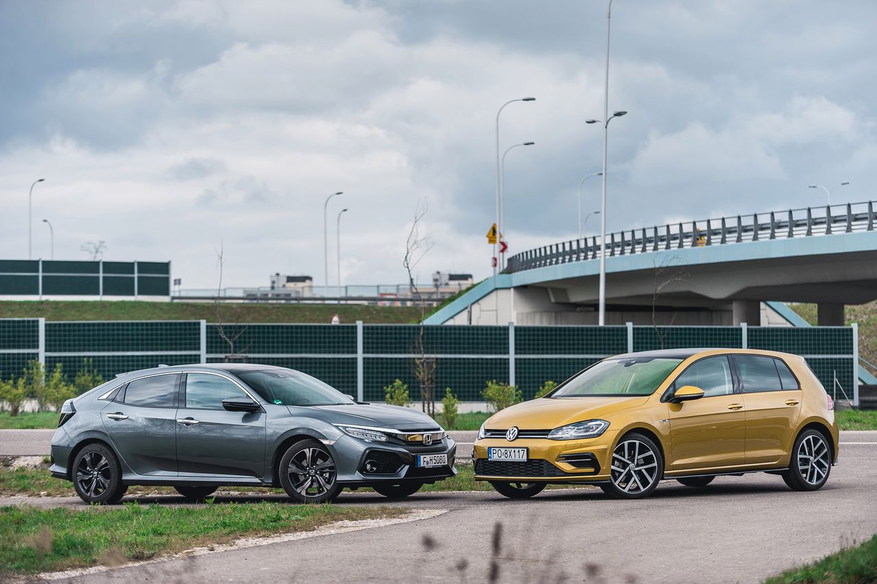 Volkswagen Golf VII 1.4 TSI FL DSG vs Honda Civic X 1.5 CVT – Ikony klasy kompaktowej w nowym wydaniu