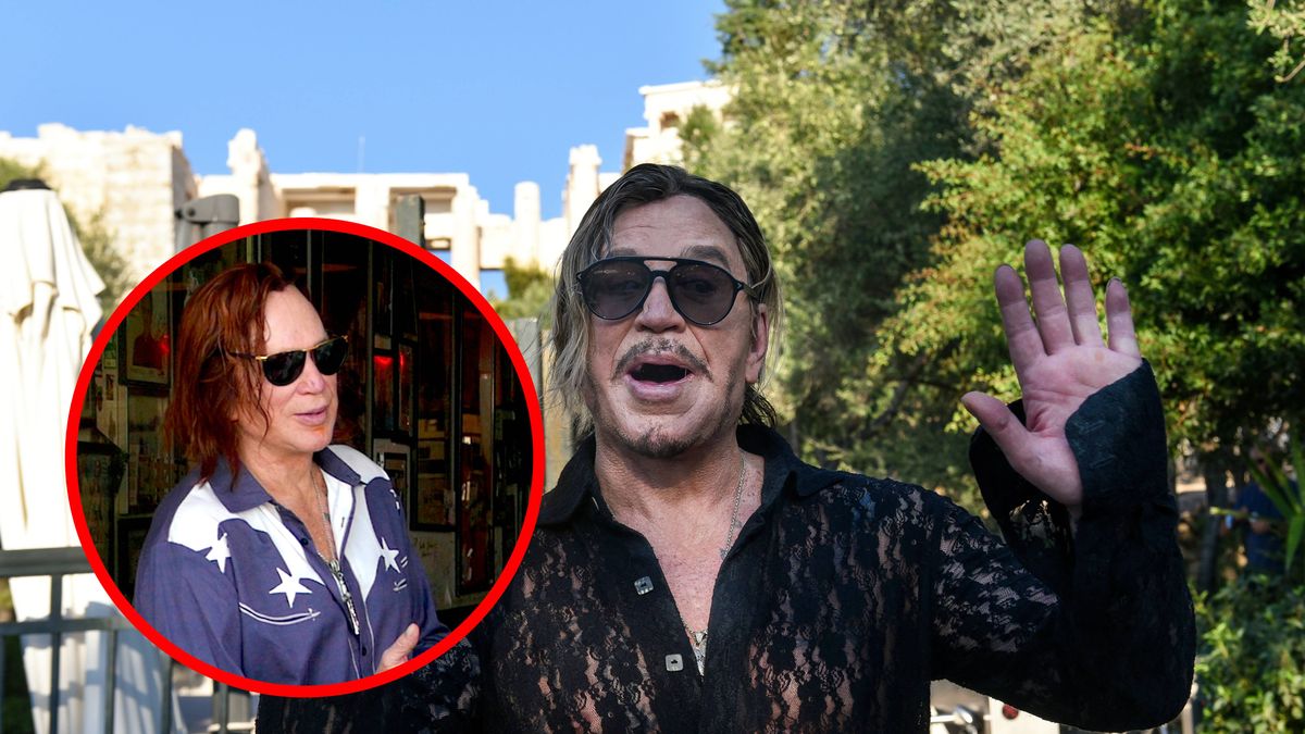 Mickey Rourke ma nową fryzurę
