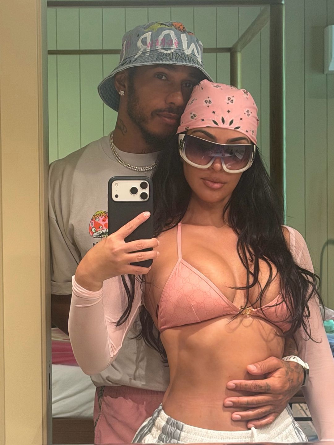 Kim Kardashian i Lewis Hamilton 