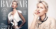 Karolina Kurkova przygryza palec w "Harper's Bazaar"