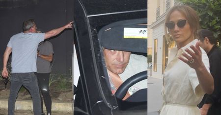 U Jennifer Lopez i Bena Afflecka bez zmian: Samotna piosenkarka buszuje po paryskich butikach, a wściekły aktor AWANTURUJE się pod willą w LA (ZDJĘCIA)
