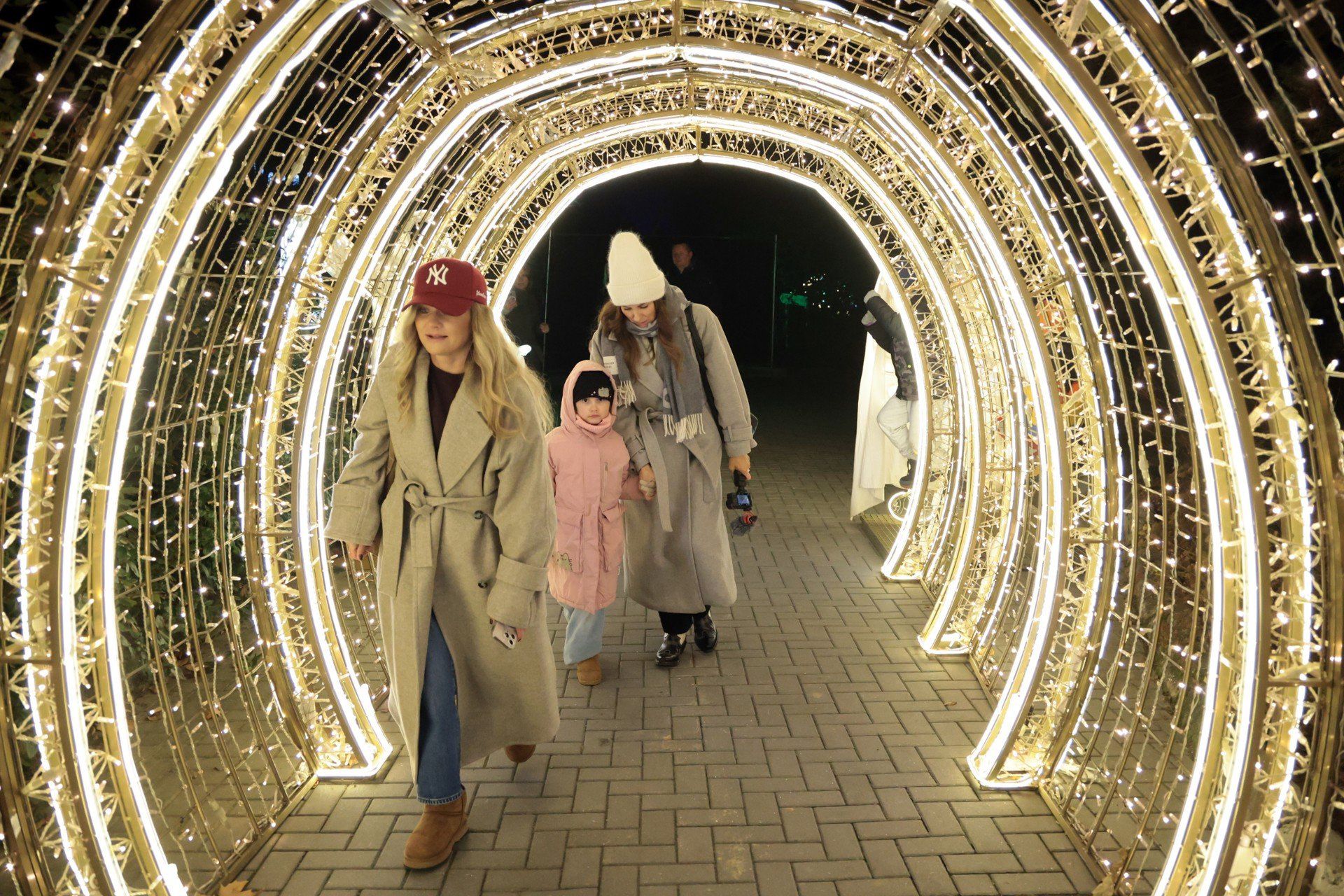 07.11.2024 LUBLIN LUMINA PARK UMCS 80 LAT UMCS OGROD BOTANICZNY BOTANIK PODSWIETLENIE INSTALACJE SWIETLNE NZ FOT. LUKASZ KACZANOWSKI/POLSKA PRESS