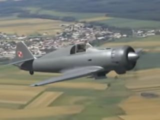 Wizualizacja samolotu PZL 50 Jastrząb