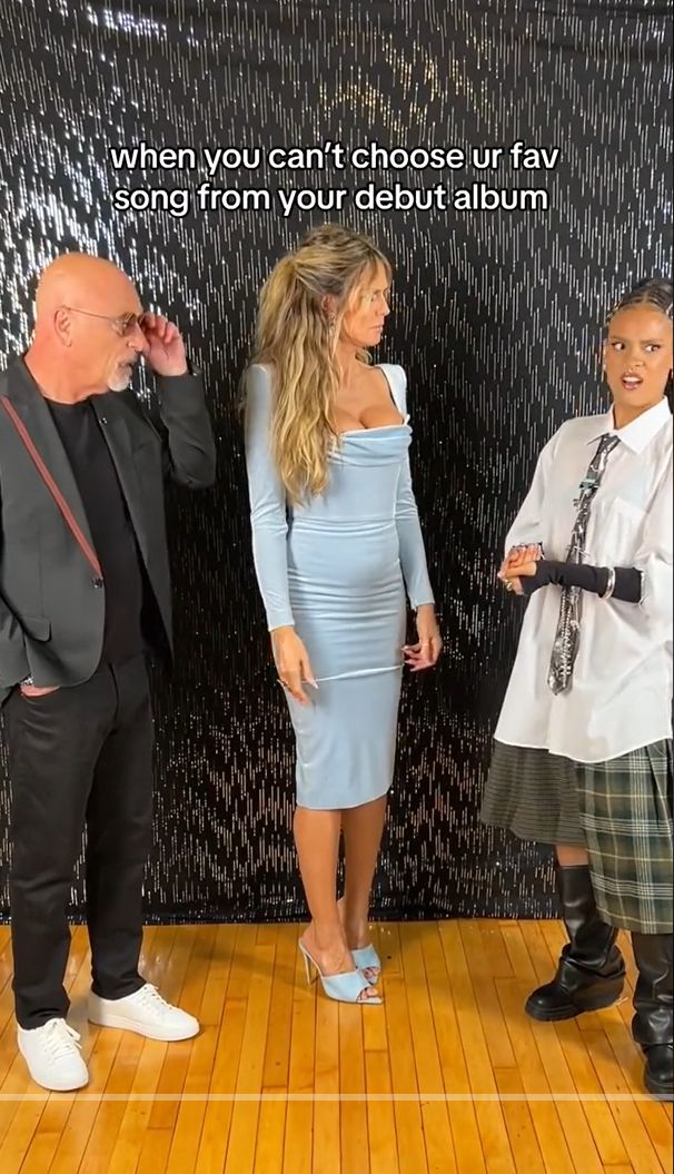 Sara James nagrała tiktoka z Heidi Klum