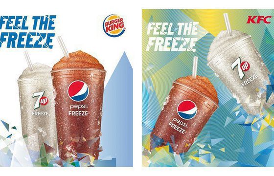 Pepsi Freeze oraz 7UP Freeze w ofercie Burger Kinga i KFC