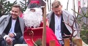 Woliński fotografuje się ze Świętym Mikołajem