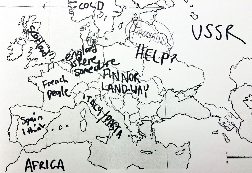 Gdzie leży Polska? Amerykanie wskazują kraje w Europie 21