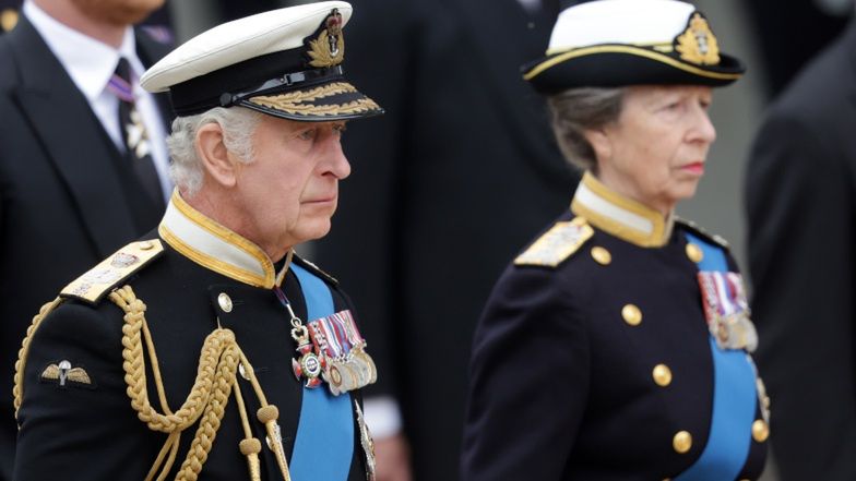 Rodzina królewska na uroczystościach pogrzebowych królowej Elżbiety II