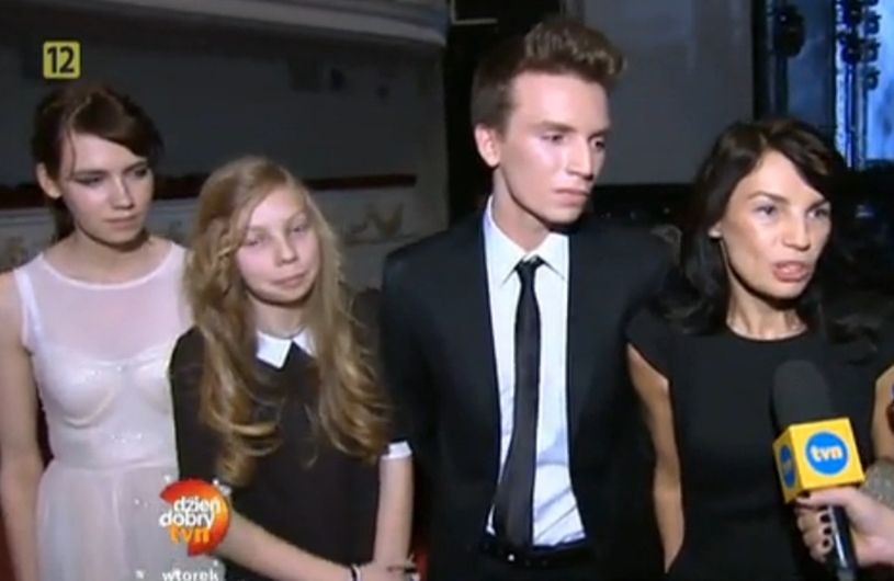 Helena Ciechowska, Józefina Ciechowska, Brunon Ciechowski i Anna Skrobiszewska