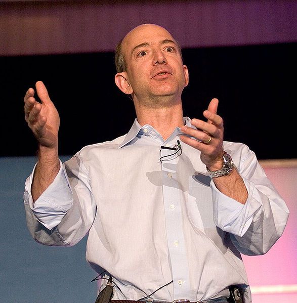 Jeff Bezos, szef Amazona</br>