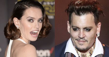 53-letni Depp podrywa na planie 24-letnią Daisy Ridley! "Nie przywykł do odmowy"