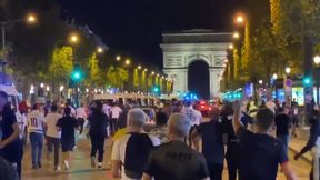 Liga Mistrzów. RB Lipsk - PSG. Francuscy kibice świętują na ulicach Paryża