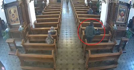 Kradzież w kościele. Złodziejkę zarejestrował monitoring
