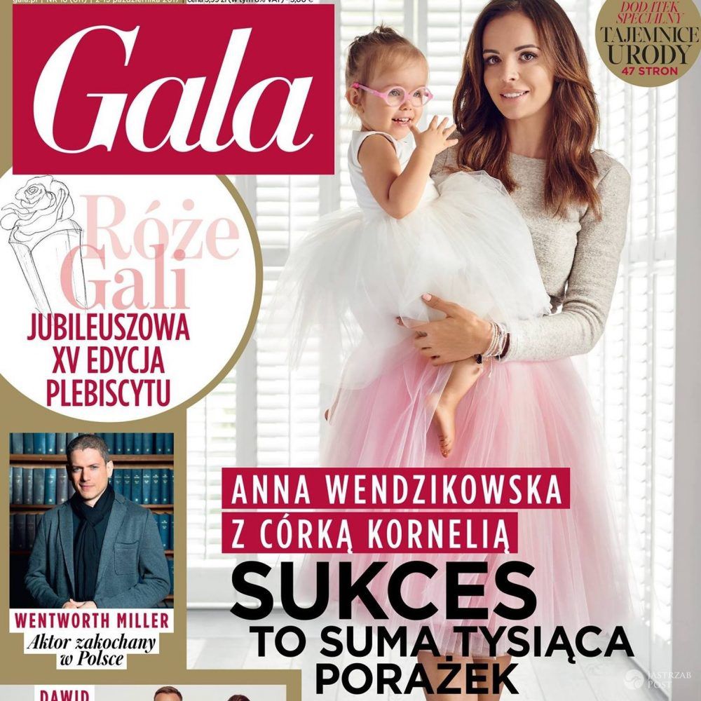 Anna Wendzikowska z córką Kornelią na okładce GALI