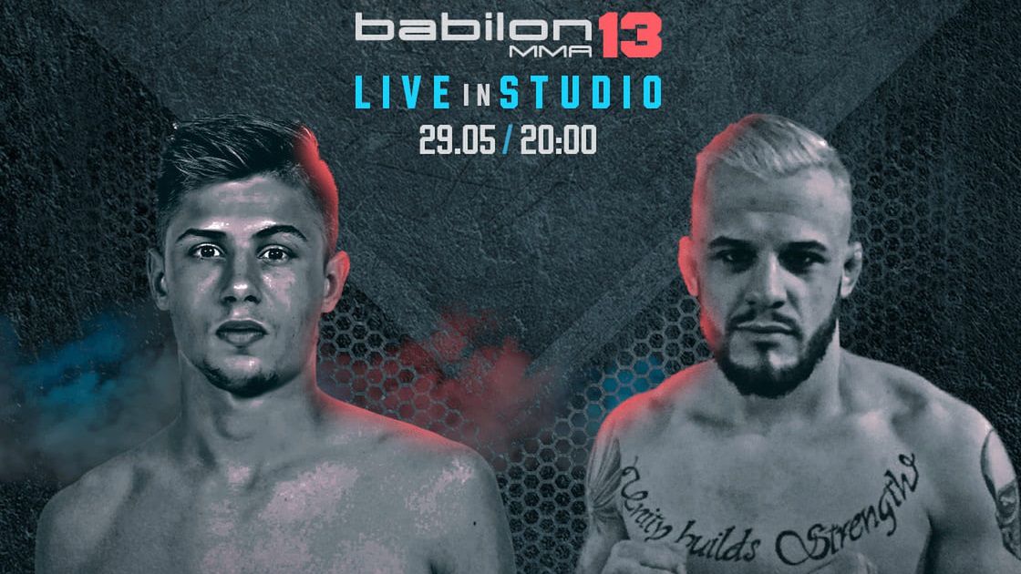 Materiały prasowe / Babilon MMA / Piotr Kacprzak vs Michał Folc - Babilon MMA 13