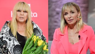"Odmłodzona" Anna Wyszkoni i Maryla Rodowicz z makijażem "na pandę" walczą o uwagę na planie programu TVP Kobieta (ZDJĘCIA)