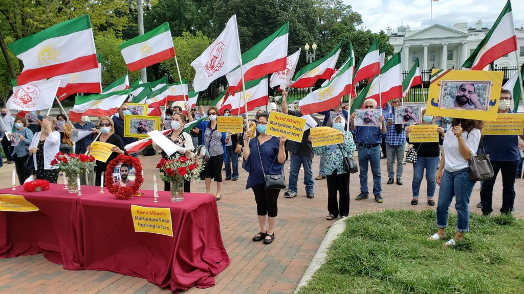Getty Images / Siavosh Hosseini/NurPhoto / Protesty przeciwko egzekucji Navida Afkariego