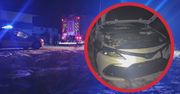 Za szybko, za późno na reakcję. Toyota uderzyła w słup energetyczny